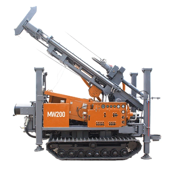 Máy khoan giếng nước quay bánh xích 200m