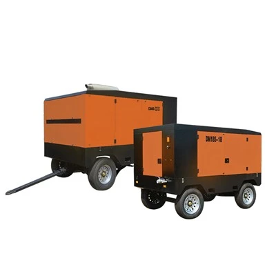 Máy nén khí vít di động đơn điện di động 8-17 thanh