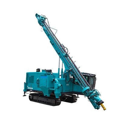 Máy khoan DTH ngoài trời tích hợp bánh xích