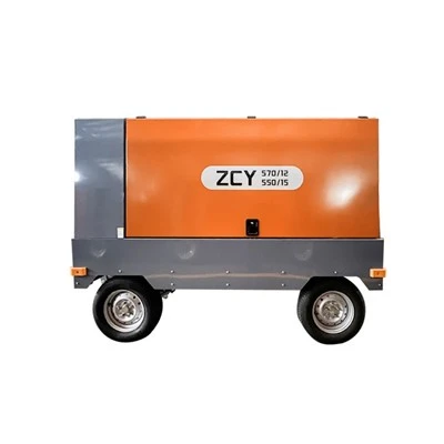 Máy nén khí trục vít Diesel có thể kéo được