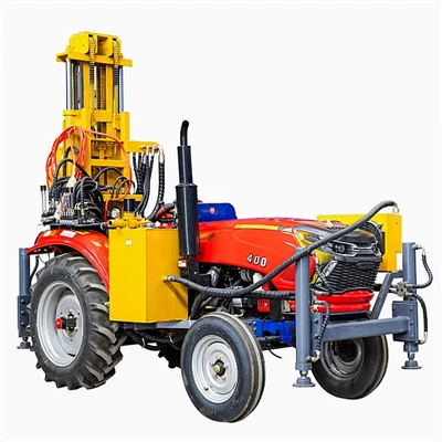 Máy khoan giếng nước khí nén gắn trên máy kéo
