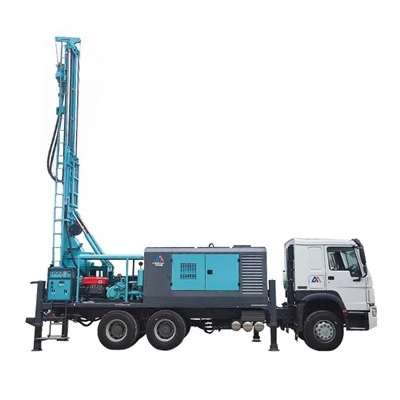 Thiết bị khoan nước lỗ khoan gắn trên xe tải