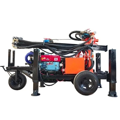 Máy khoan giếng nước thủy lực bánh xe MW130