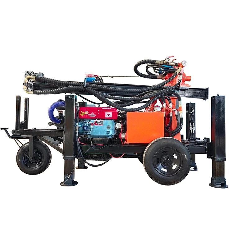 Máy khoan giếng nước thủy lực bánh xe MW130